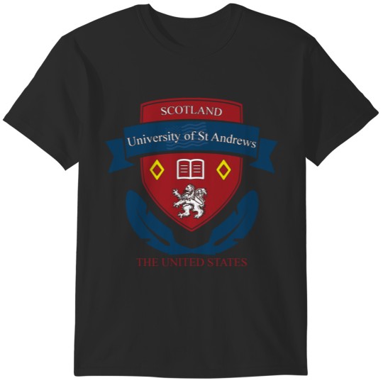 Discover St Andrews Traditional and Queen Margaret University T-Shirts