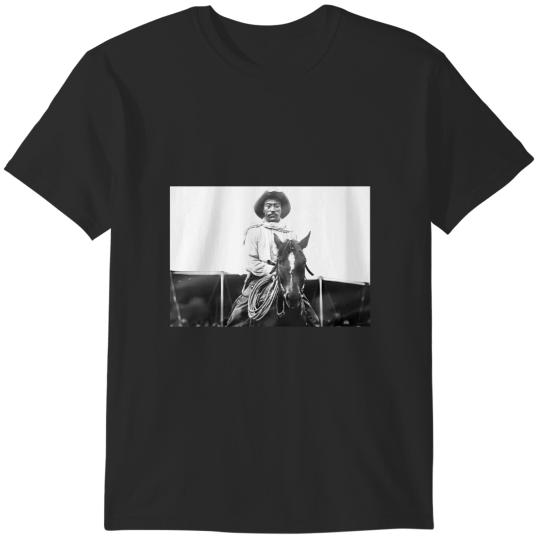 Discover Bill Pickett Rodeo Cowboy Maple Leaf Baseball T-Shirts