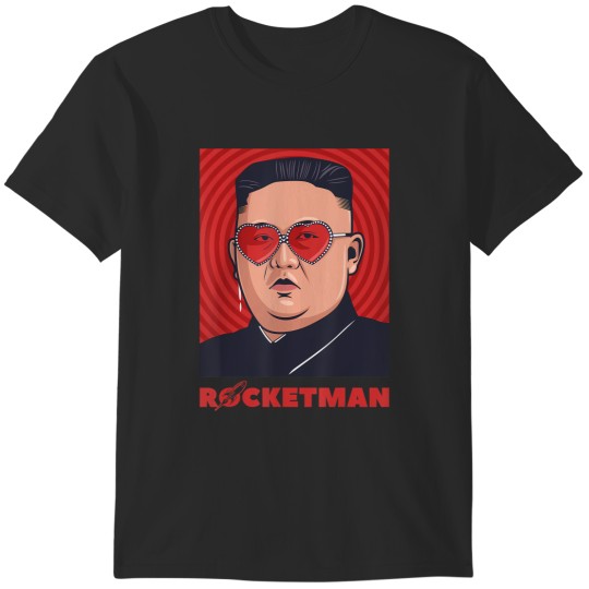 Discover kim jong un rocketman north korea art T-Shirts