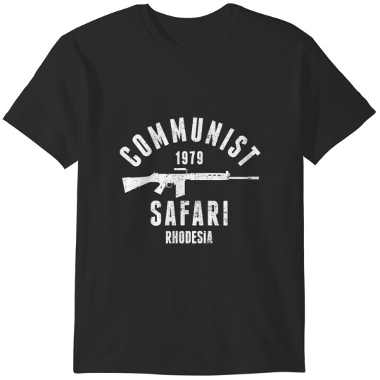 Discover communist safari 1979 rhodesia light infantry t T-Shirts