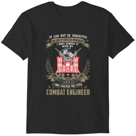 Discover combat engineer , it can not be inherited or purchase T-Shirts