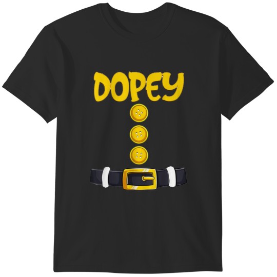 Discover Dopey Halloween Dwarf Costume Color Matching Dopey T-Shirts