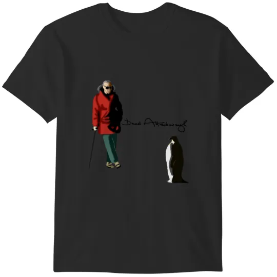 Discover Sir David Attenborough and Penguin T-Shirts
