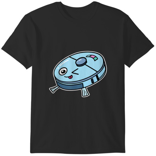 Discover cute robot vacuum cleaner vacuum cleaner robot children t T-Shirts