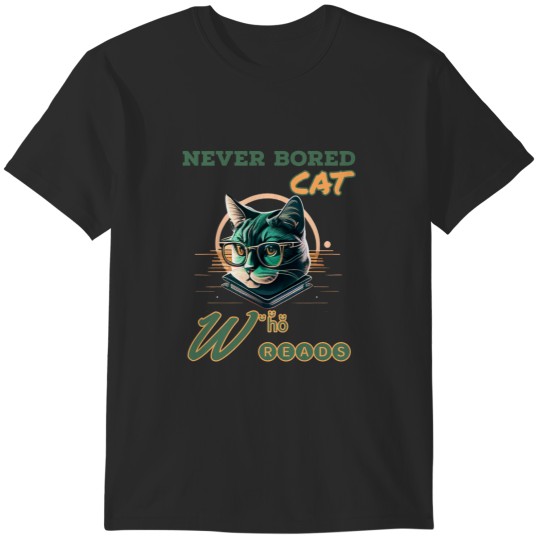 Discover cat who reads T-Shirts