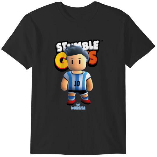 Discover Messi stumble guys T-Shirts