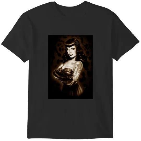 Discover Bettie Page Tattooed T-Shirts