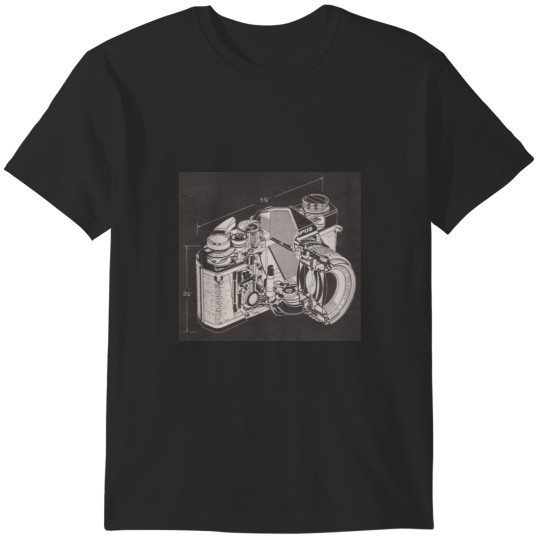 Discover Vintage Olympus Camera Autopsy Print T-Shirts
