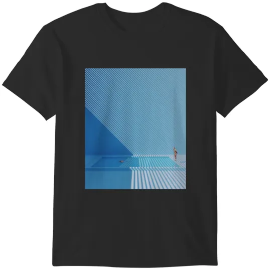 Discover David Hockney Artwork  Swimming Pool Photographic Print Bronc   4 T-Shirts