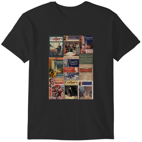 Discover Sherlock Holme - Vintage Magazines T-Shirts