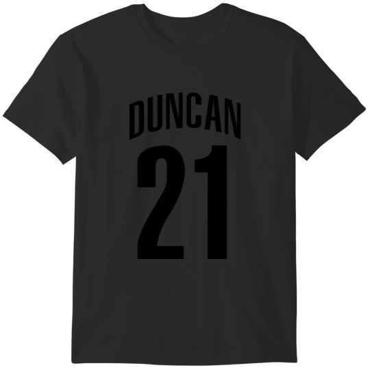 Discover Tim Duncan Number 21 T-Shirts
