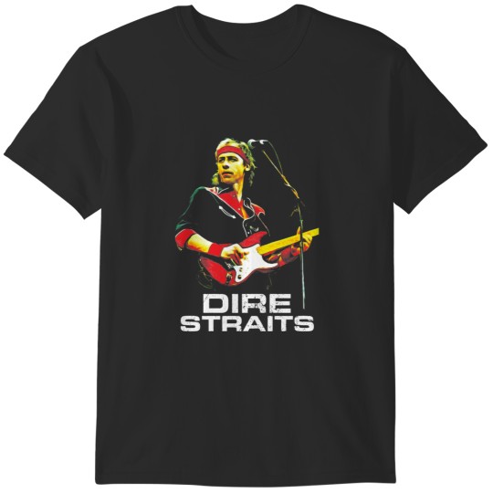 Discover Straits State Sultans of Swing White  Sticker T-Shirts