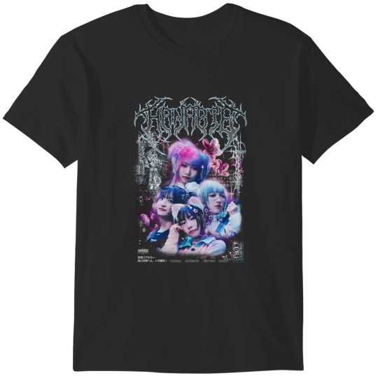 Discover Hanabie - Japanese Metalcore Band Print Sticker2 robo4x4 1978 T-Shirts