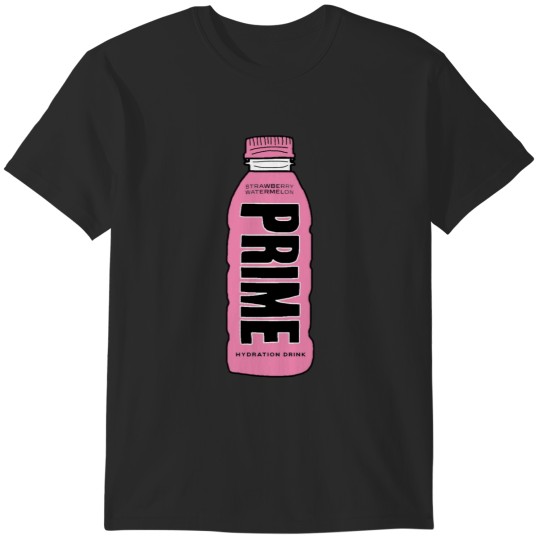 Discover PRIME HYDRATION STRAWBERRY WATERMELON BOTTLE T-Shirts