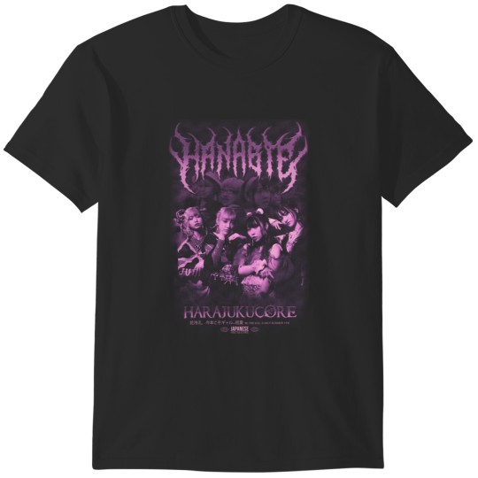 Discover Hanabie Band - Be The Gal Halftone Grunge Print Sticker2 robo4x4 1978 T-Shirts