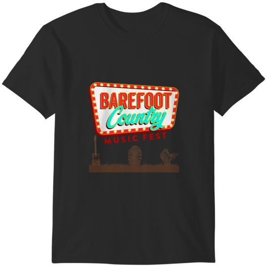 Discover Barefoot Country Music Fest 2fans funy T-Shirts