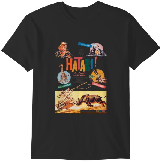 Discover Hatari! Movie Poster T-Shirts