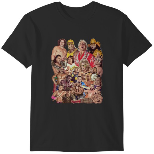 Discover Pro Wrestlers of the 80s T-Shirts