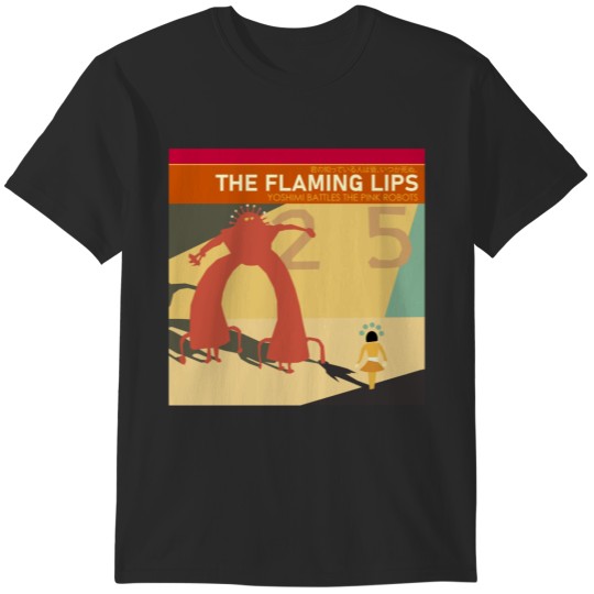 Discover The Flaming Lips Yoshimi Battles The Pink Robots Simplified Album Cover T-Shirts