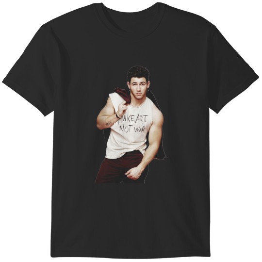 Discover Nick Jonas Sticker T-Shirts