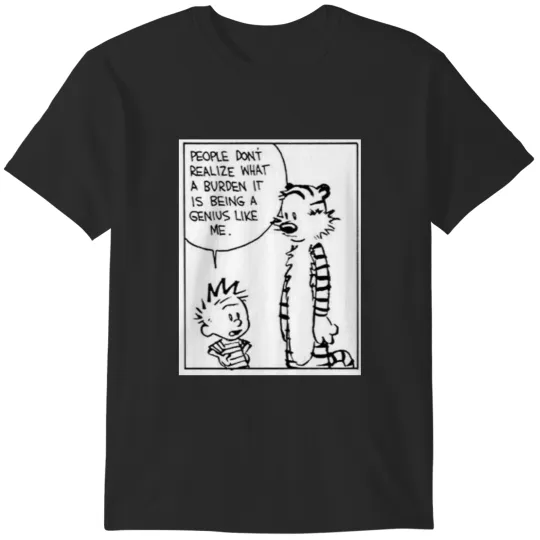 Discover Calvin and Hobbes Funny Comic T-Shirts