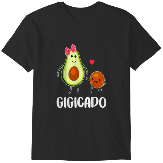 Discover Gigicado Cute Avocado Pregnant Grandma Women Gif T-Shirts