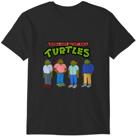 Discover Middle-Aged Mutant Ninja Turtles Julia T-Shirts