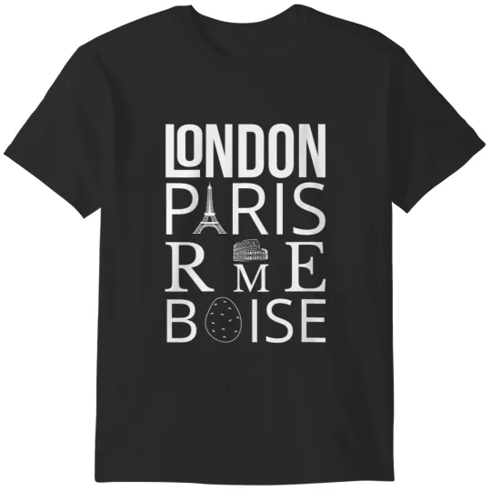 Discover wos boise potato london paris rome T-Shirts