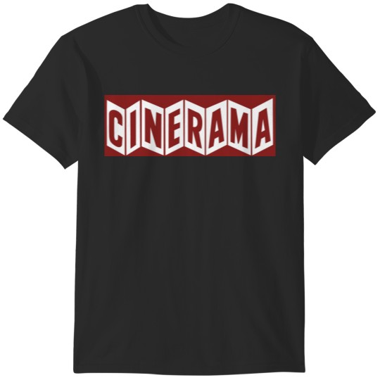 Discover Cinerama white vintage logo T-Shirts