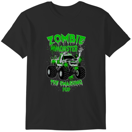 Discover zombie monster truck the smashing dead T-Shirts