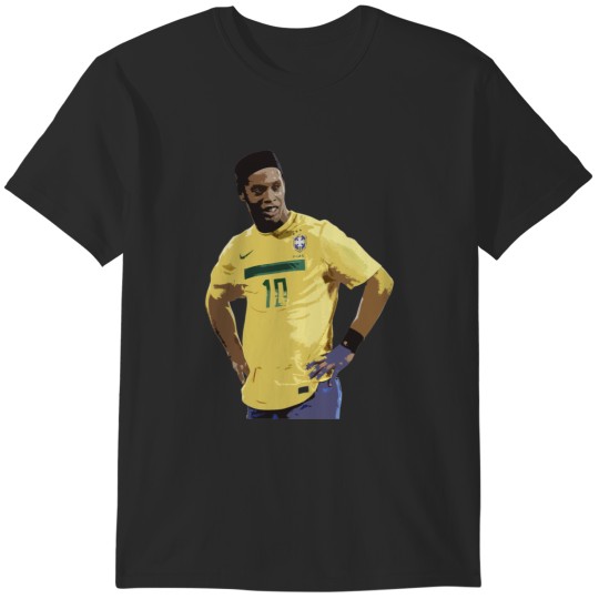 Discover Ronaldinho Brazil Joga Bonito Sticker T-Shirts