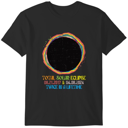 Discover Twice In A Lifetime Solar Eclipse 2024 2017 Men Women Kids T-Shirts