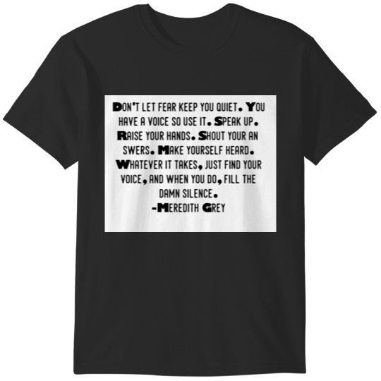 Discover Meredith Grey T-Shirts