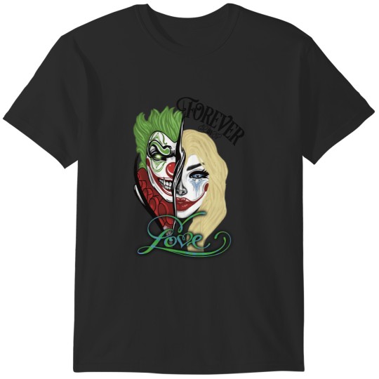 Discover Forever in love - joker &amp_ Harley T-Shirts