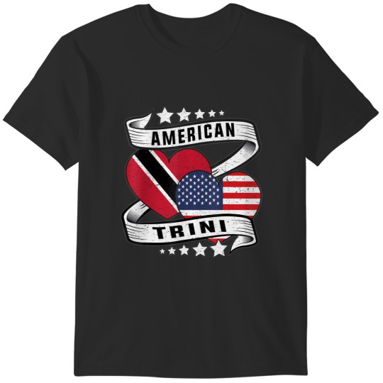 Discover trinidad american flag trini half trinidad and half american T-Shirts