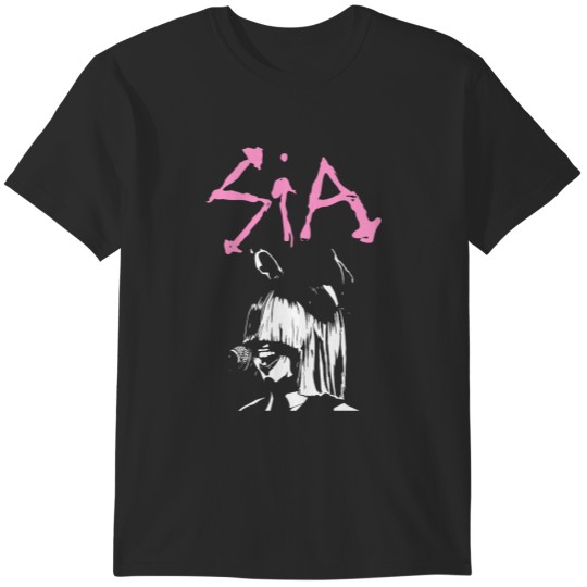 Discover SIA SINGER SILHOUETTE T-Shirts