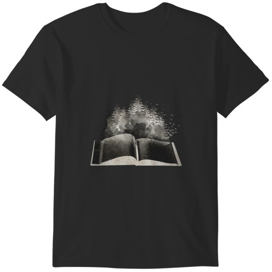 Discover book black and white T-Shirts