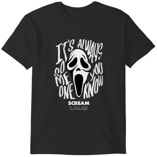 Discover Scream 2022 - Black T-Shirts