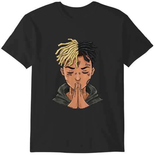 Discover XXXTentation draw cartoon RIP legend Rap Sticker T-Shirts