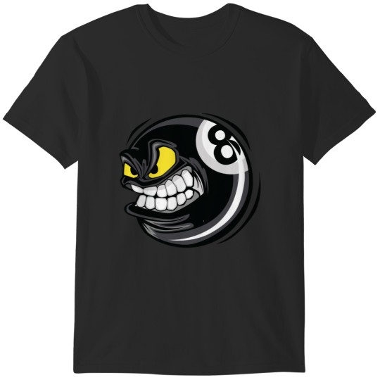 Discover 8 ball Mirrored Version Sticker T-Shirts