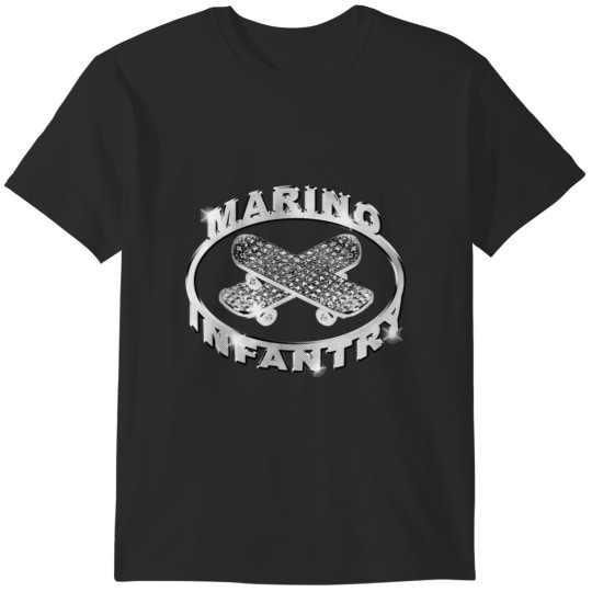 Discover Marino Infantry silver jewelery logo. Active T-Shirts