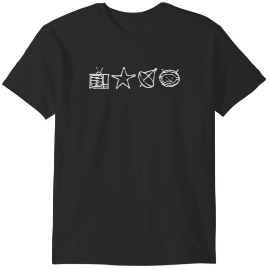 Discover U2 - Zoo TV Symbols - White T-Shirts