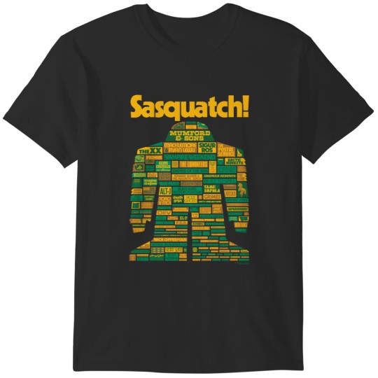 Discover Sasquatch Music Festival T-Shirts