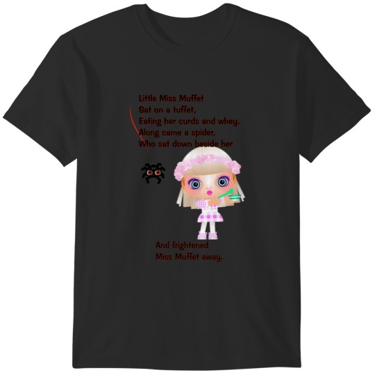 Discover Little Miss Muffet. T-Shirts