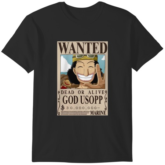 Discover Sogeking UsoppWanted Piece 30 milions Marine T-Shirts
