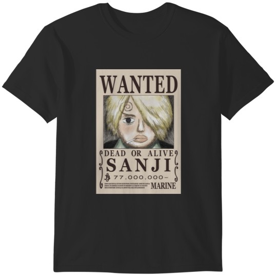 Discover Sanji first wanted T-Shirts