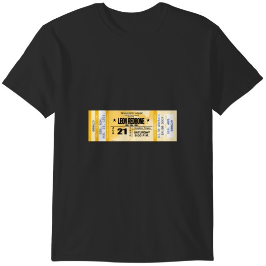 Discover CONCERT TICKETSLEON REDBONE design T-Shirts