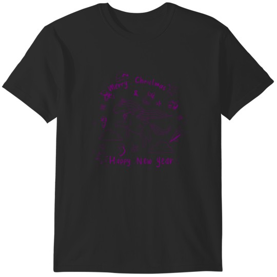 Discover Christmas Unicorn Purple T-Shirts