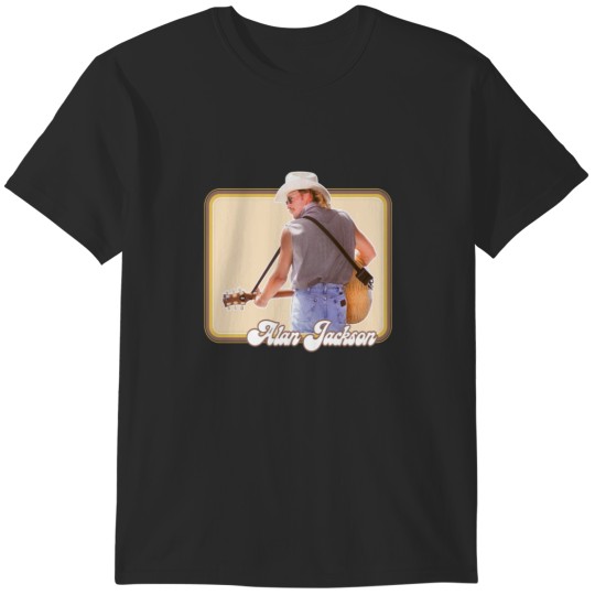 Discover Alan Jackson TShirtAlan Jackson  Vintage Style Fan Design 37 Years T-Shirts