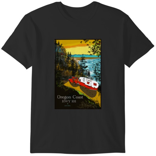 Discover Oregon Coast HWY101 Travel T-Shirts